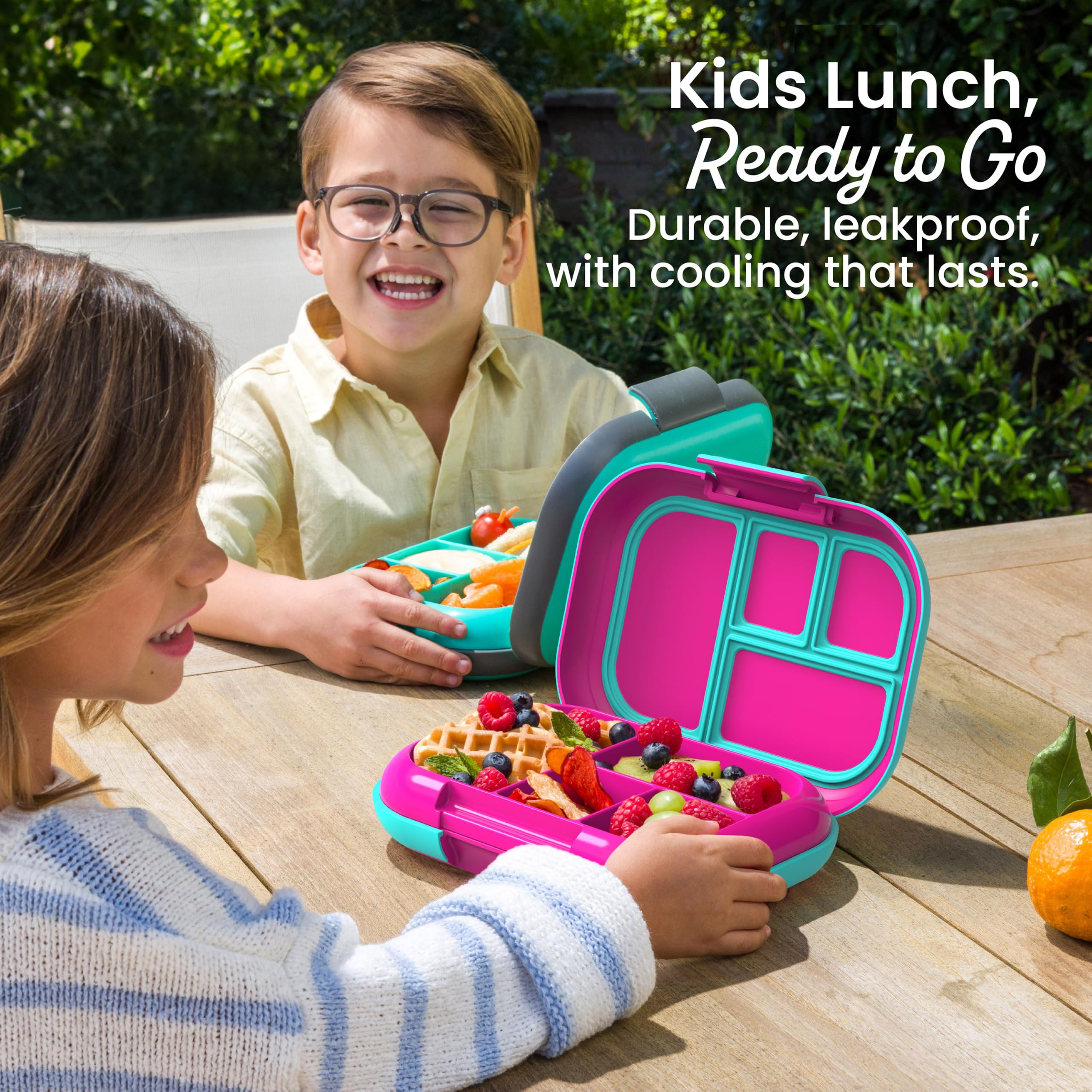Amazon｜Bentgo Kids Chill Lunch Box - Leak-Proof Bento Box with